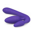 Dreifacher Umschnalldildo in Violett_