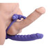 Double Delight Dual Penetration Vibrating Rabbit Cock Ring_