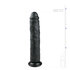 Realistischer schwarzer Dildo - 28,5 cm_