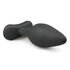 Plug anal noir en silicone - Medium_