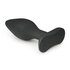 Medium Black Silicone Buttplug_