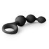 Black Silicone Anal Bead Dildo_