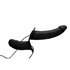 Power Pegger Doppel-Strap-On Vibrator - Schwarz_