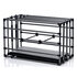 Cage BDSM en acier avec support rembourré Master Series Kennel_