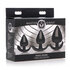 Triple Spades 3-Piece Anal Plug Set_