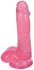 Dildo With Balls 15 CM - Cherry Ice_