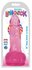 Dildo With Balls 15 CM - Cherry Ice_