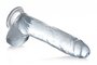 Jock C-Thru Transparent Dildo - 29 cm_