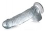 Jock C-Thru Transparante Dildo - 27 cm._