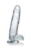 Jock C-Thru Transparent Dildo - 23 cm_