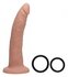 Realistischer Dildo mit Gurtzeug - 19,5 cm._