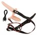 Strap-on avec double gode vibrant_