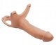 Hollow Strap-On Silicone Dildo With Harness_