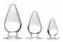 Triple Cones Anal Plug Set Of 3 - Clear_