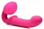 G-Pulse Vibrating Strapless Dildo With Remote Control - Pink_