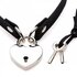 Lock-It Heart Collier ras-de-cou avec serrure en forme de cœur_