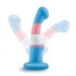 Avant - Pride Silicone Dildo With Suction Cup - True Blue_