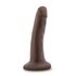 Dr. Skin – Realistischer Dildo mit Saugnapf 14 cm – Schokoladenbraun_