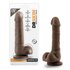 Dr. Skin - Realistic Dildo With Suction Cup 7.75'' - Chocolate_