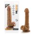 Dr. Skin – Realistischer Dildo mit Saugnapf 20 cm – Mokka_