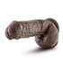 Dr. Skin – Mr. D Dildo mit Saugnapf 21,6 cm – Schokolade_