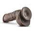 Dr. Skin - Mr. D. Dildo With Suction Cup 8.5'' - Chocolate_