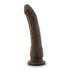 Dr. Skin – Realistischer Dildo mit Saugnapf 22 cm – Schokoladenbraun_