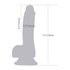 Addiction - Brandon Im-Dunkeln-leuchtender-Dildo - 18 cm_