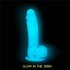 Addiction - Luke Im-Dunkeln-leuchtender-Dildo - 18 cm_