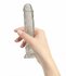 Crystal Addiction - Transparent Dildo - 18 cm_