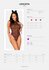 Leocatia Tanga-Bodysuit mit Haarband - Leoparddruck_