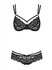 2-piece Lace Bra Set - Black_