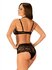 Elizenes 2 Piece Lace Bra Set With Halterneck - Black_