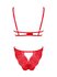 Mellania Bra Set With Sexy Thong - Red_