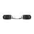 Faux Leather Handcuffs - Black_