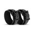 Faux Leather Handcuffs - Black_