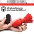 Vibrating Rose Anal Plug with Remote Control - Large_