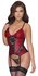 Corset with Straps - Red & Black_