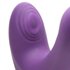 Vibromasseur pulsant en silicone pour doigt_