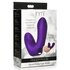 Vibromasseur pulsant en silicone pour doigt_