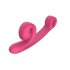 Vibromasseur Double Snail Vibe Curve - Rose_