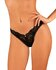 Donna Dream Spitzenstring - Schwarz_