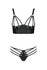 Malwia Strappy Bra Set - Black_