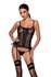 Corset Malwia avec porte-jarretelles - Noir_