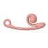 Snail Vibe Curve Duo Vibrator - Peachy Pink_