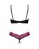 Obsessive - Ouvert BH-Set - Schwarz/Lila_