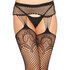 Net garterbelt stockings_