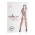 Black Suspender Catsuit - Bow Design_