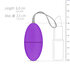 Télécommande Œuf Vibrant Easytoys - Violet_