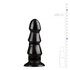 Black Anal Dildo With Ridges_